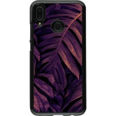 Huawei P20 Lite Case Hülle - Purple Light Leaves