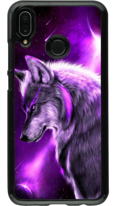 Coque Huawei P20 Lite - Purple Sky Wolf