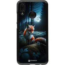 Coque Huawei P20 Lite - Renard lune forêt