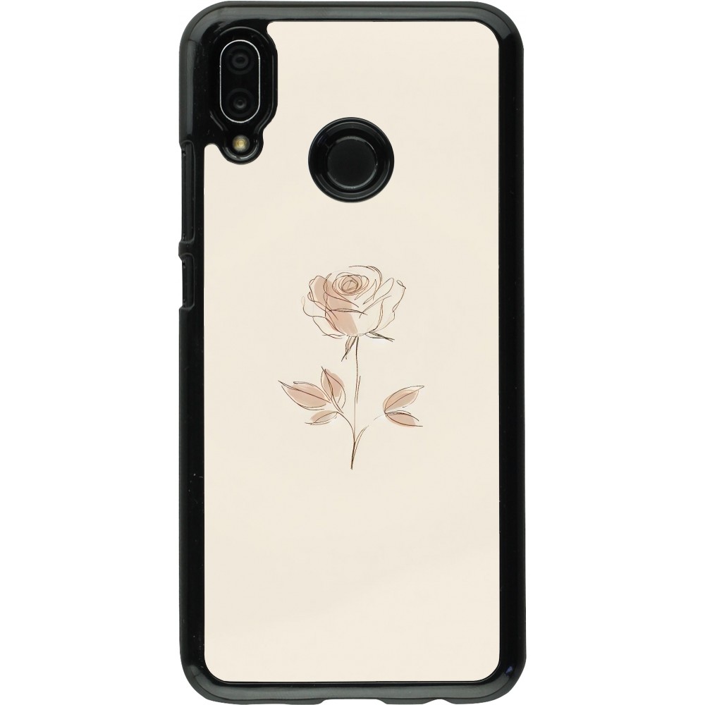 Coque Huawei P20 Lite - Sable Rose Minimaliste