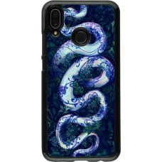 Huawei P20 Lite Case Hülle - Snake Blue Anaconda