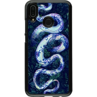 Huawei P20 Lite Case Hülle - Snake Blue Anaconda