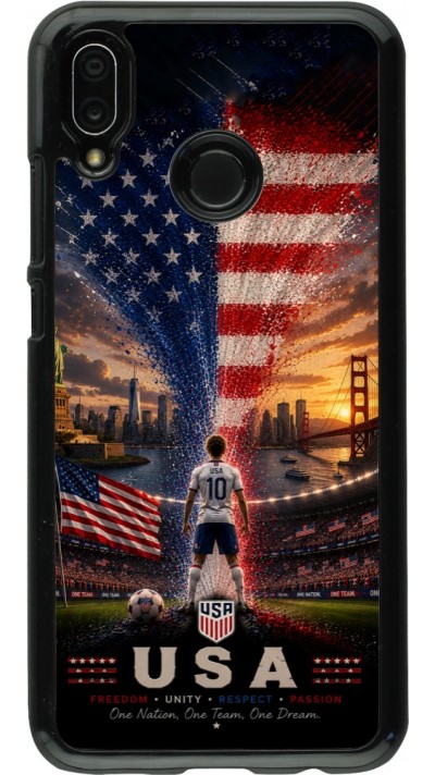 Coque Huawei P20 Lite - Football États-Unis splash 2026