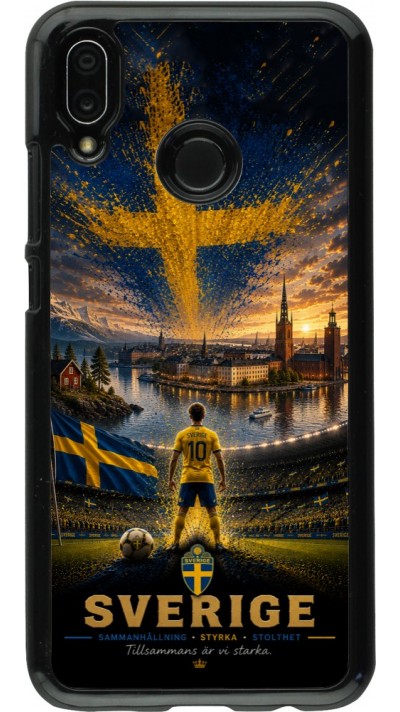 Coque Huawei P20 Lite - Football Suède splash 2026