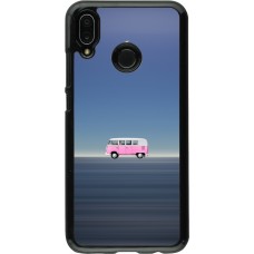 Huawei P20 Lite Case Hülle - Spring 23 pink bus