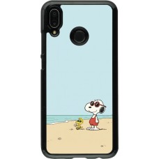 Huawei P20 Lite Case Hülle - Snoopy on the beach Summer 2026