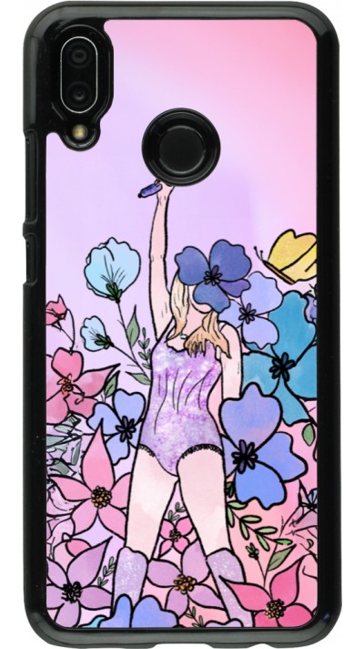 Huawei P20 Lite Case Hülle - Taylor Swift Sketch - Pink