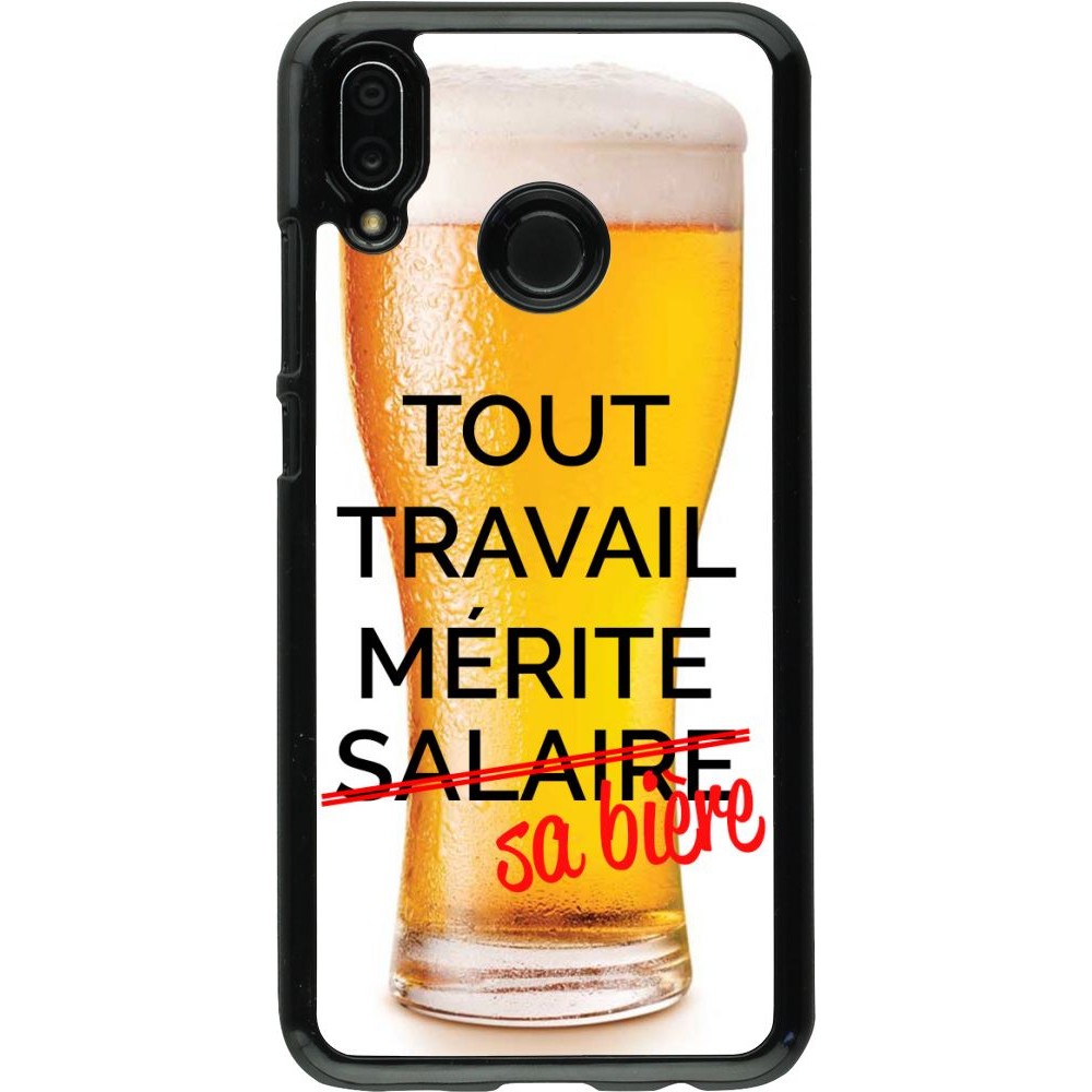 Hülle Huawei P20 Lite - Tout travail mérite sa bière