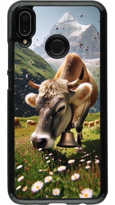 Huawei P20 Lite Case Hülle - Kuh Berg Wallis