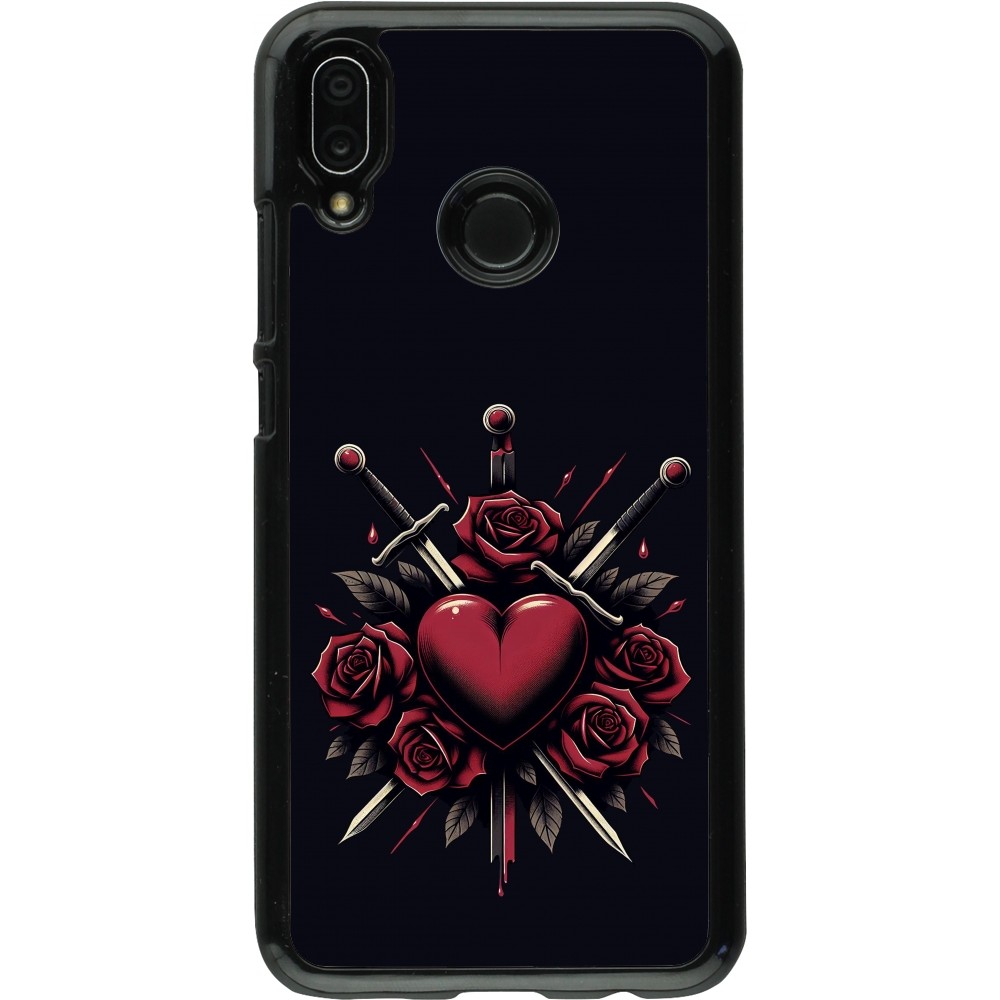 Coque Huawei P20 Lite - Valentine 2024 gothic love