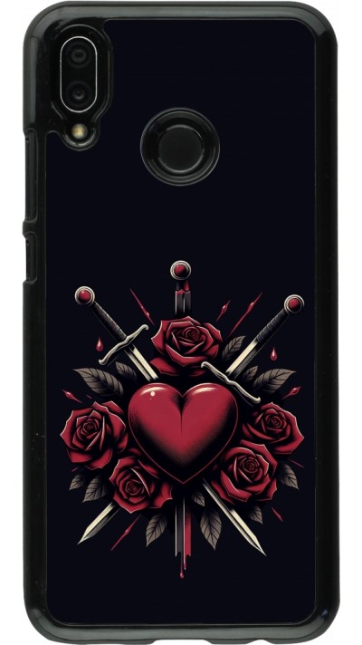 Huawei P20 Lite Case Hülle - Valentine 2024 gothic love