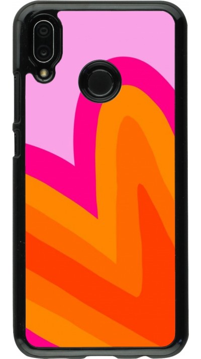 Huawei P20 Lite Case Hülle - Valentine 2024 heart gradient