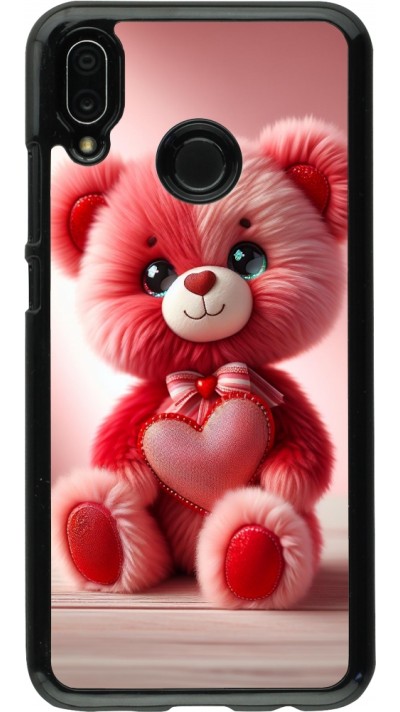 Coque Huawei P20 Lite - Valentine 2024 Ourson rose