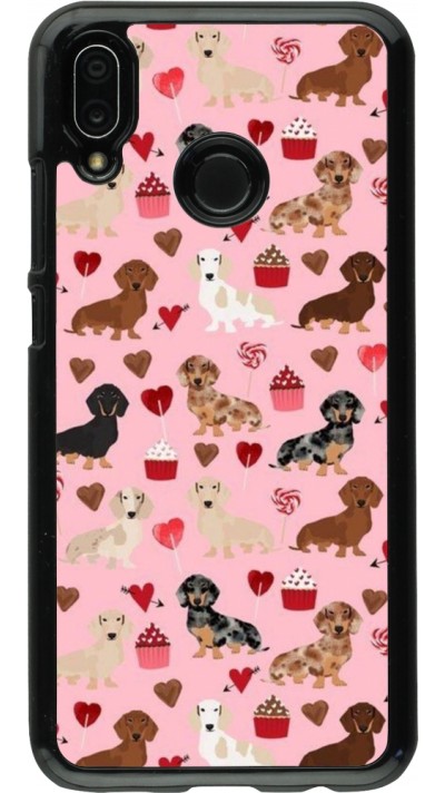 Huawei P20 Lite Case Hülle - Valentine 2024 puppy love