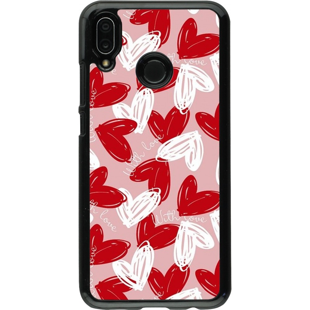 Huawei P20 Lite Case Hülle - Valentine 2024 with love heart