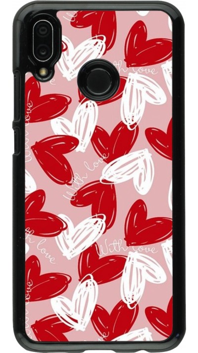 Huawei P20 Lite Case Hülle - Valentine 2024 with love heart