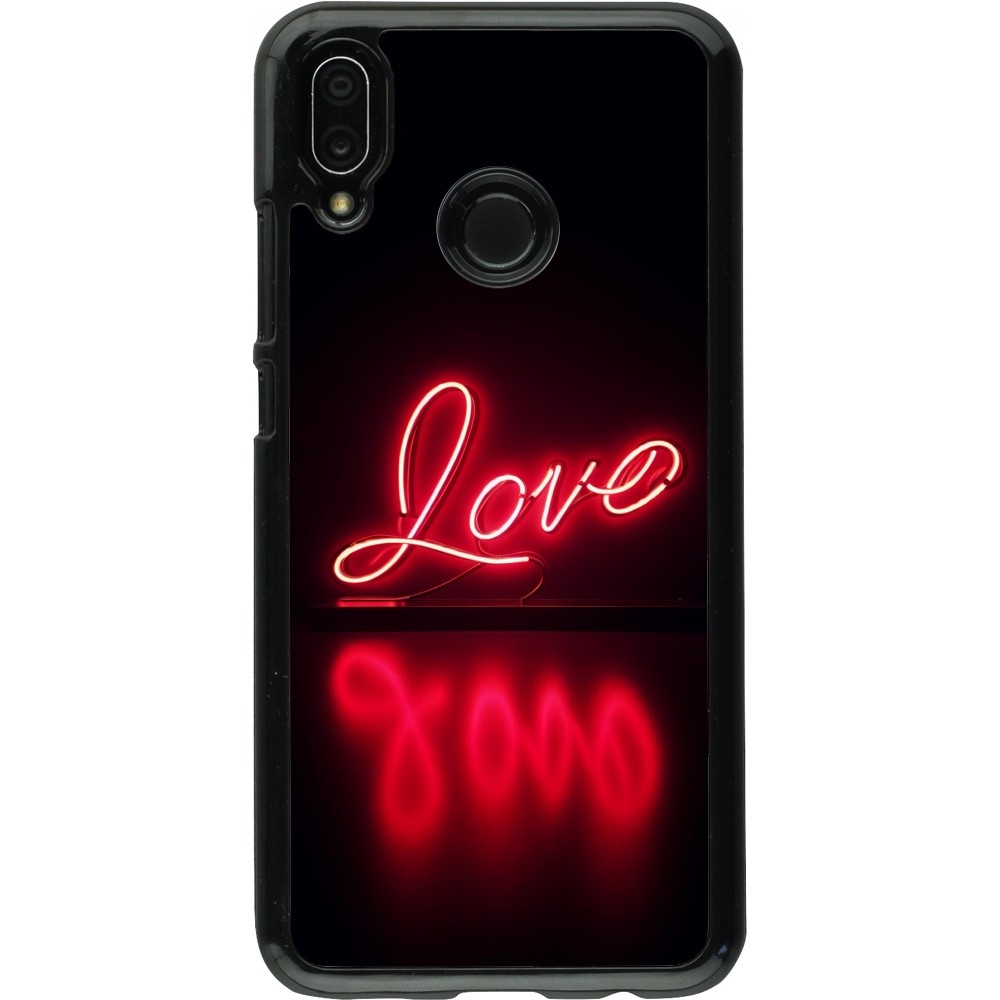 Coque Huawei P20 Lite - Valentine 2025 Neon Love