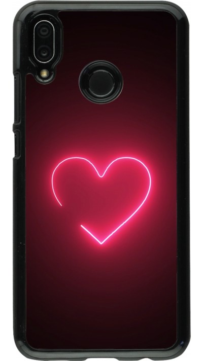 Coque Huawei P20 Lite - Valentine 2023 single neon heart
