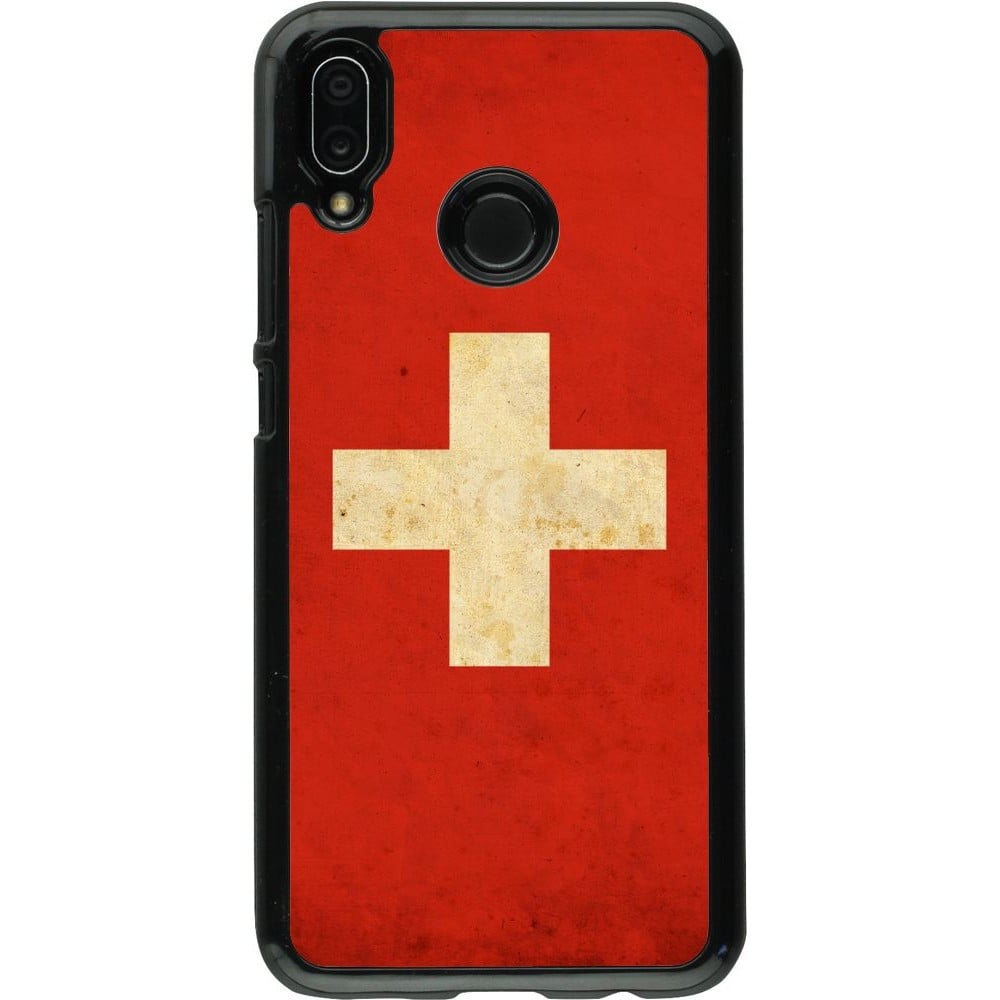 Hülle Huawei P20 Lite - Vintage Flag SWISS