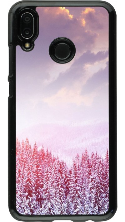 Huawei P20 Lite Case Hülle - Winter 22 Pink Forest