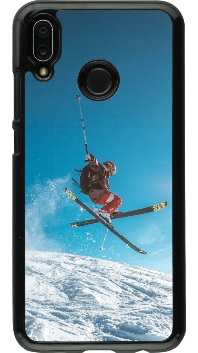 Huawei P20 Lite Case Hülle - Winter 22 Ski Jump