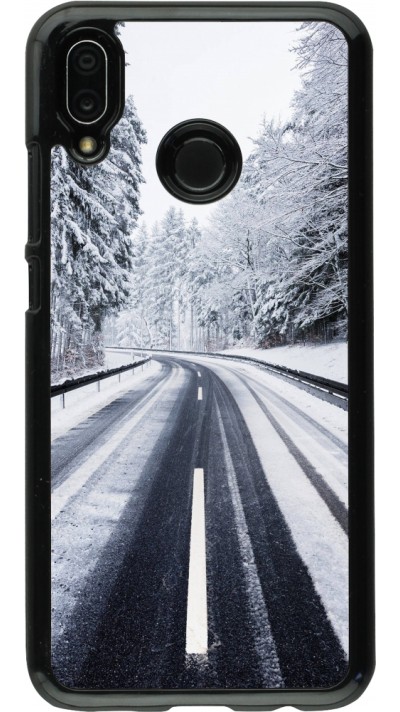 Huawei P20 Lite Case Hülle - Winter 22 Snowy Road