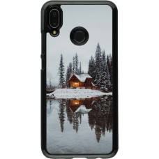 Coque Huawei P20 Lite - Winter 25 Winter house forest afternoon
