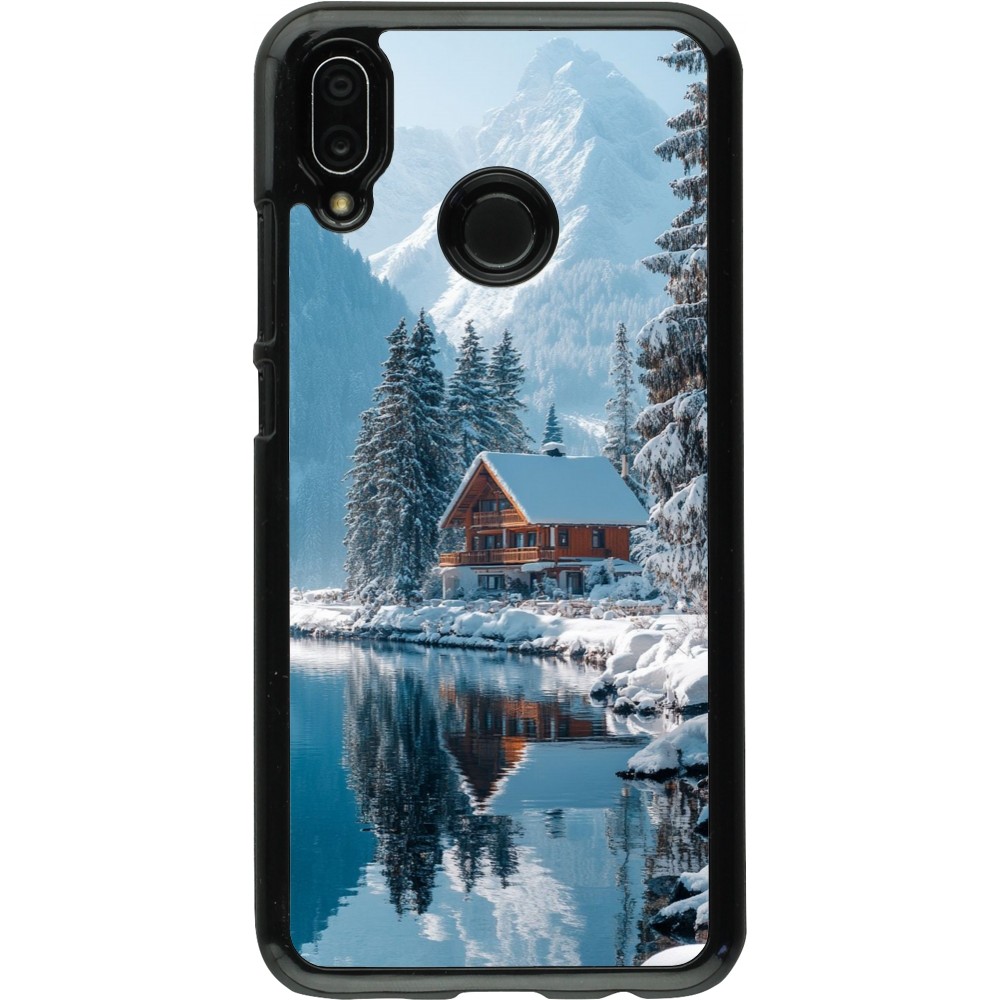 Coque Huawei P20 Lite - Winter 25 Winter house forest day
