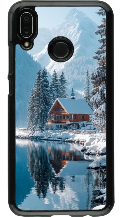 Coque Huawei P20 Lite - Winter 25 Winter house forest day