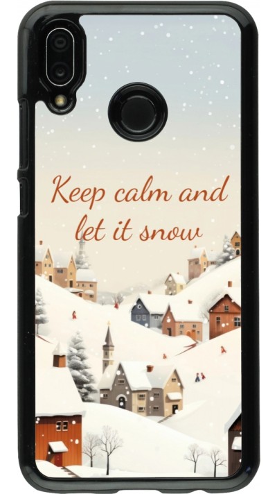 Coque Huawei P20 Lite - Winter 25 Winter Keep calm and let it snow