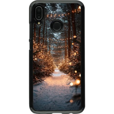 Huawei P20 Lite Case Hülle - Winter 25 Winter snowy road