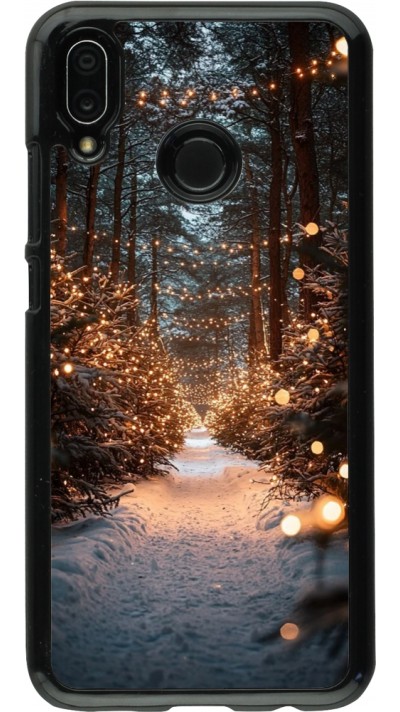 Coque Huawei P20 Lite - Winter 25 Winter snowy road