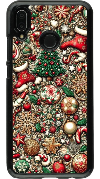 Huawei P20 Lite Case Hülle - Weihnachten 2023 Mikromuster
