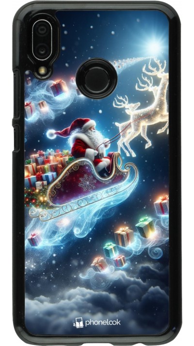 Coque Huawei P20 Lite - Noël 2023 Père Noël enchanté