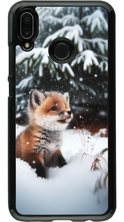 Coque Huawei P20 Lite - Noël 2023 Renardeau sapin