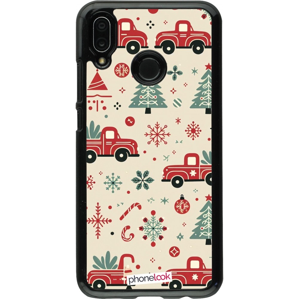Huawei P20 Lite Case Hülle - Weihnachten 2024 Lkw Tanne