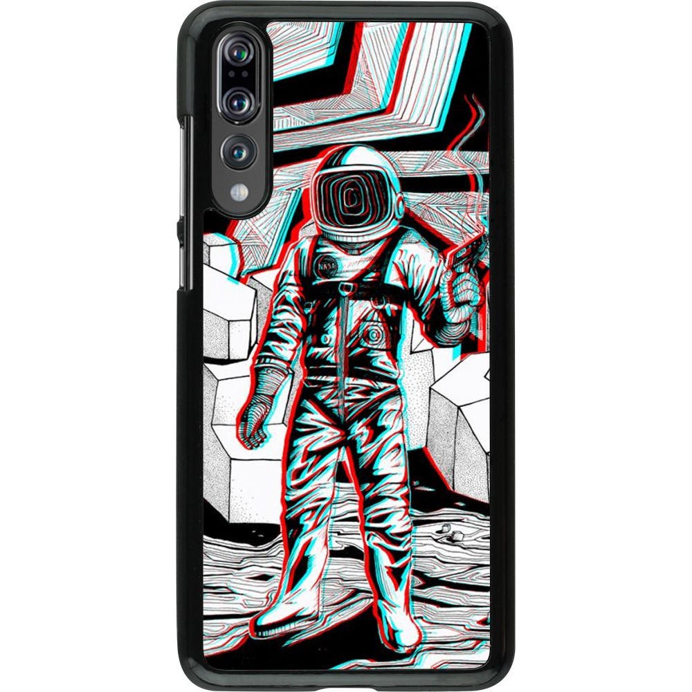 Coque Huawei P20 Pro - Anaglyph Astronaut