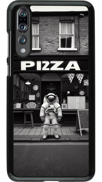 Coque Huawei P20 Pro - Astronaute devant une Pizzeria