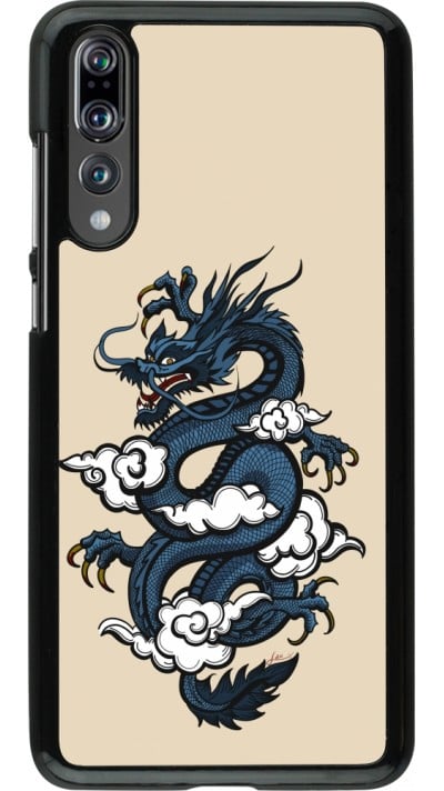Coque Huawei P20 Pro - Blue Dragon Tattoo
