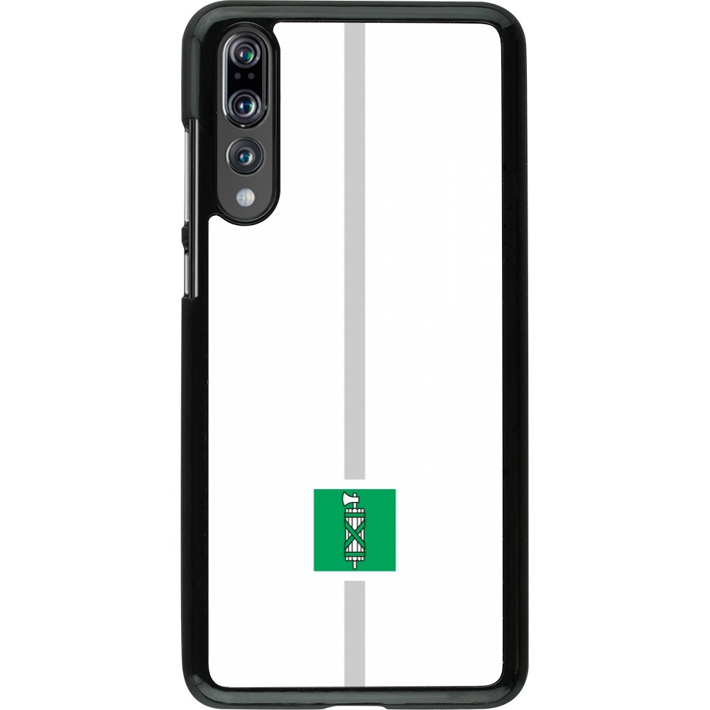Coque Huawei P20 Pro - Canton SG blanc