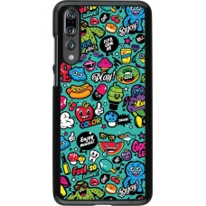 Huawei P20 Pro Case Hülle - Cartoons old school