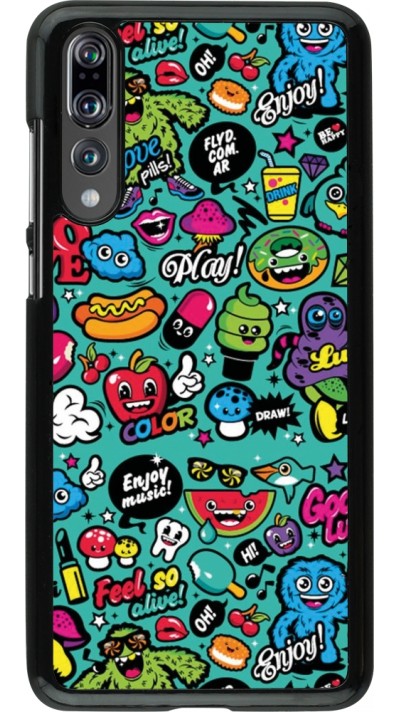 Coque Huawei P20 Pro - Cartoons old school