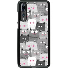 Coque Huawei P20 Pro - Chats gris troupeau