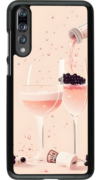 Coque Huawei P20 Pro - Champagne Pouring Pink