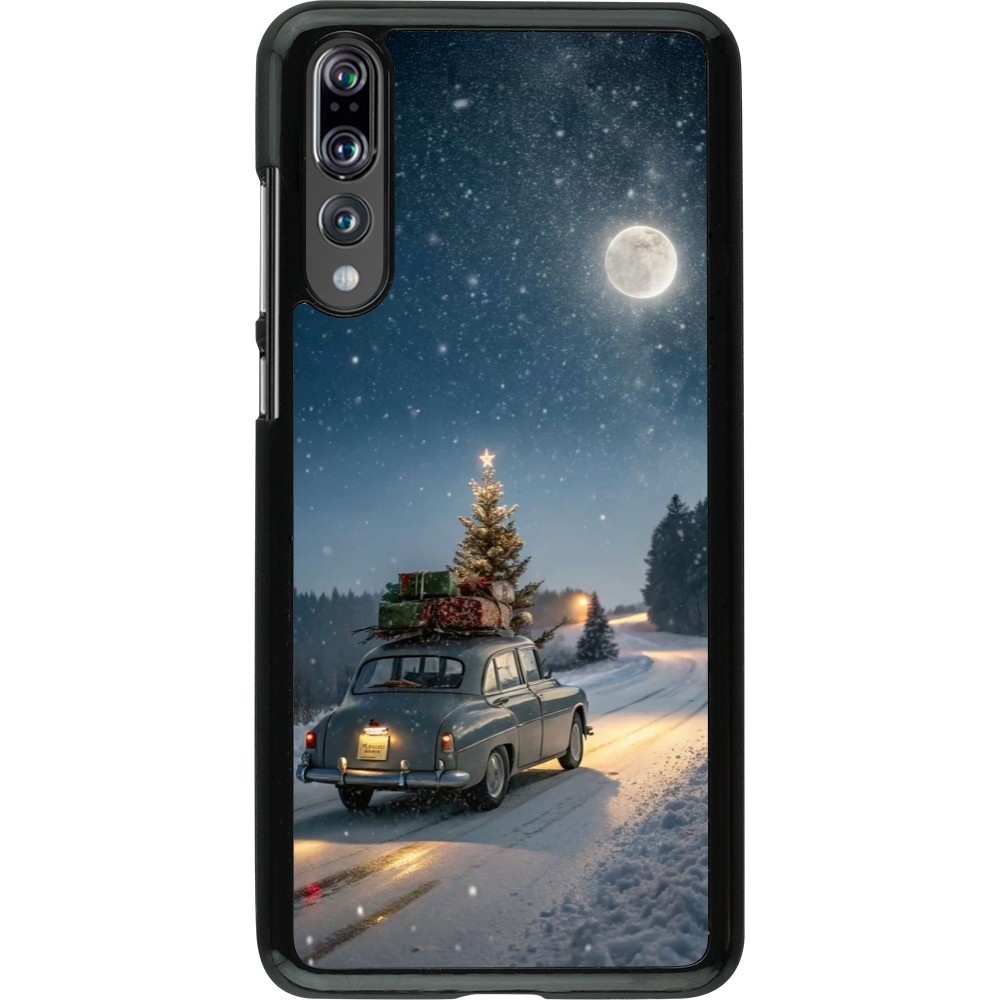 Coque Huawei P20 Pro - Christmas 25 Car with Tree Xmas