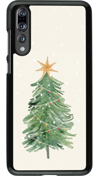 Coque Huawei P20 Pro - Christmas 25 Sketch Tree