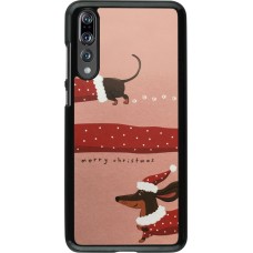 Coque Huawei P20 Pro - Christmas 25 Teckel Merry Xmas