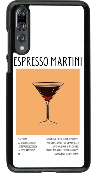 Coque Huawei P20 Pro - Cocktail recette Espresso Martini