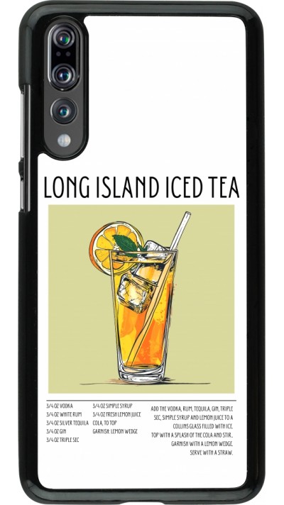 Coque Huawei P20 Pro - Cocktail recette Long Island Ice Tea