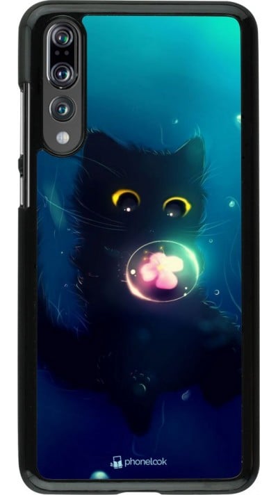 Hülle Huawei P20 Pro - Cute Cat Bubble